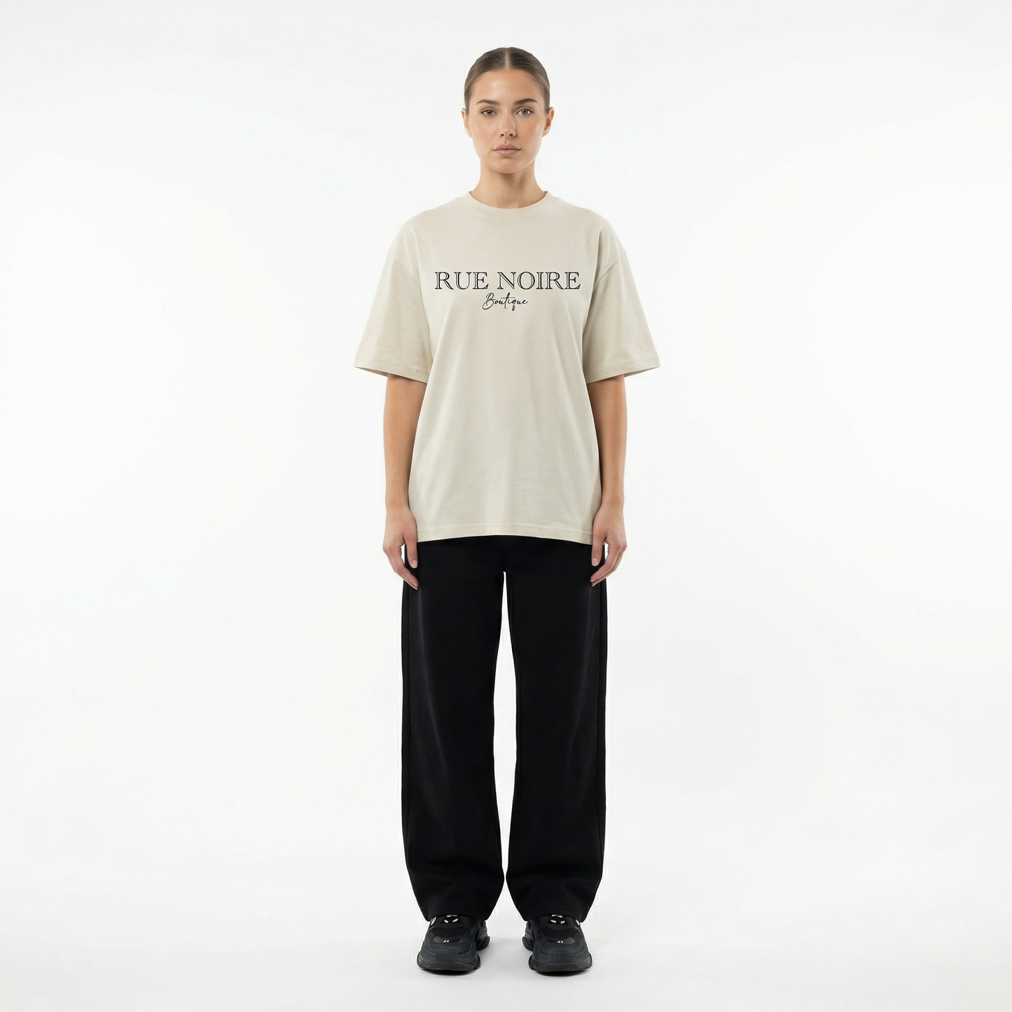 Rue Noire – Boutique White Tee