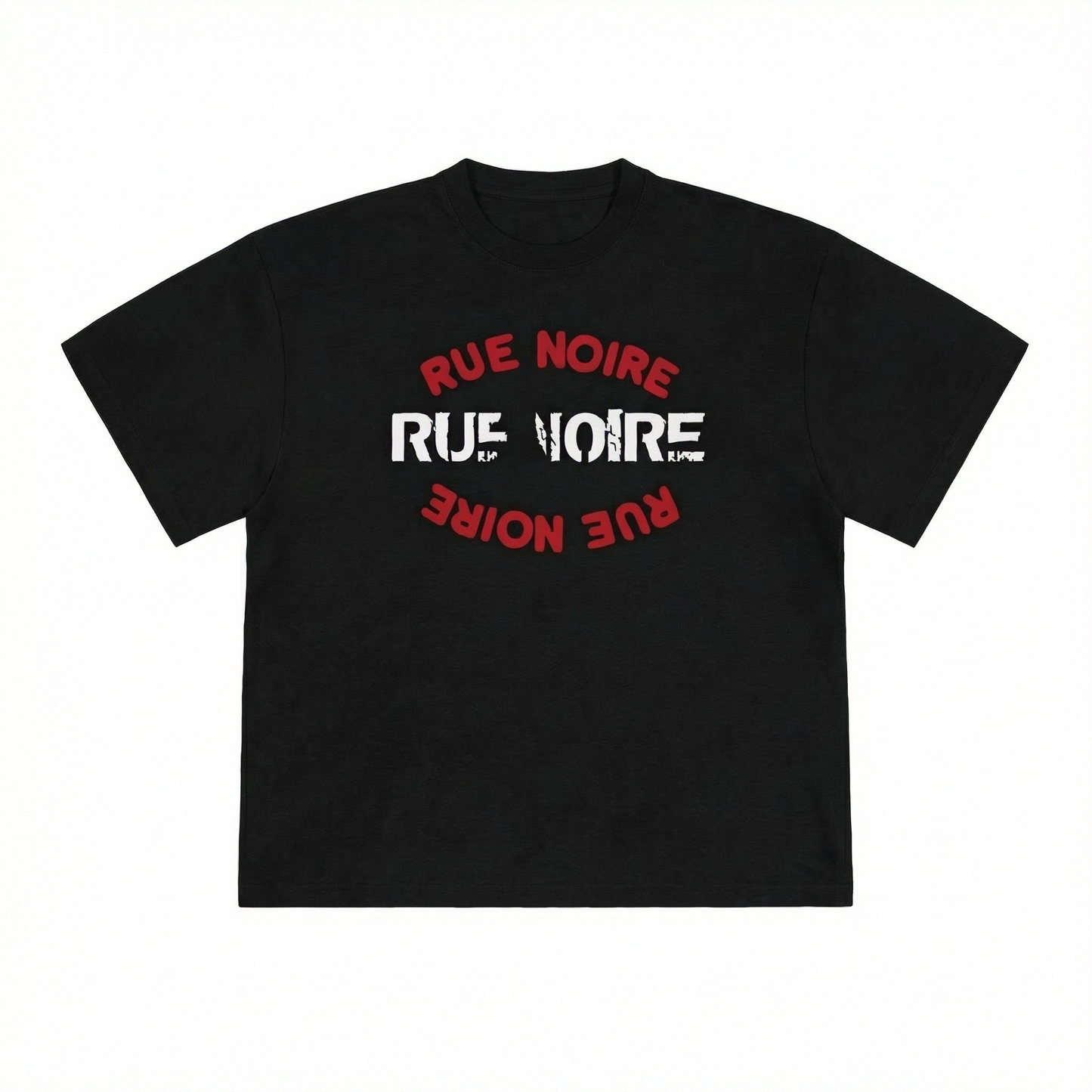 Rue Noire – Circle Logo Black Tee